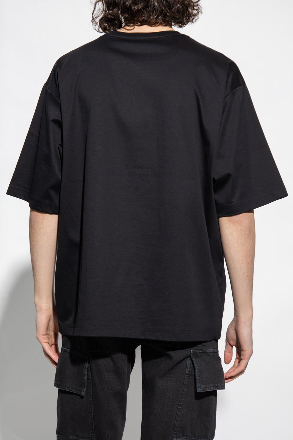 DROPOUT T-shirt Des with logo - Black T